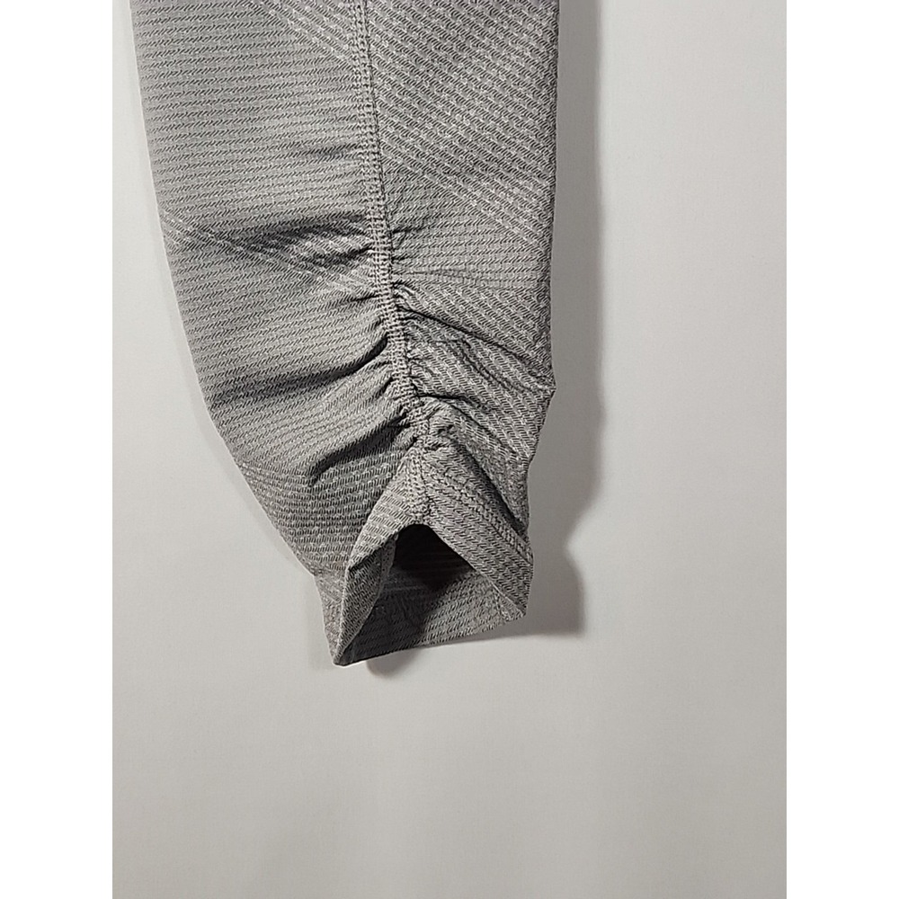 Prana Misty Legging Cropped Ruched Cuff High Rise Stretch Grey Textured Womens S - Picture 8 of 12